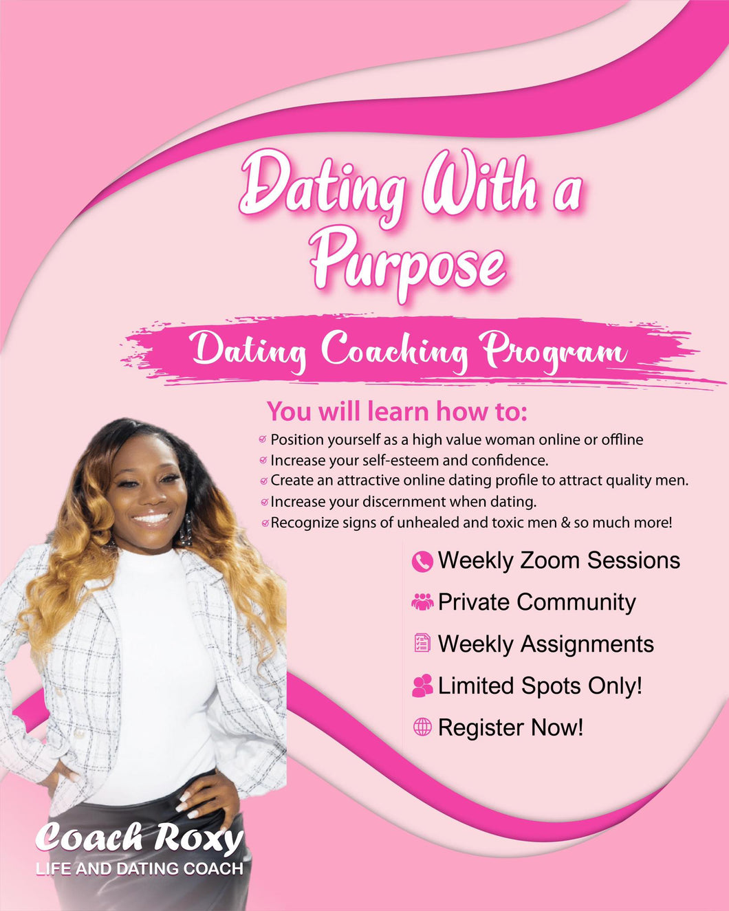 Dating with a purpose Group Coaching Program